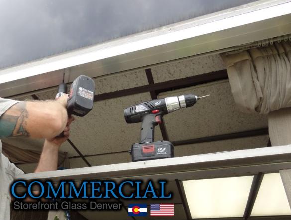 commercial glass denver window door install repair 103