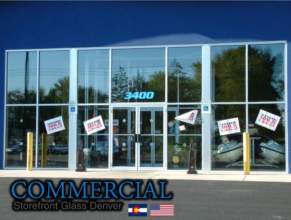 commercial glass denver window door install repair 137