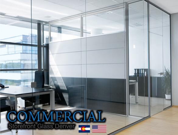 commercial glass denver window door install repair 89